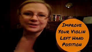 Improve Your Left Hand Position for Violin Neck Issues [upl. by Saraann707]