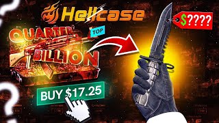 HELLCASE QUARTER BILLION CASE OPENING   HELLCASE PROMO CODE 2024  HELLCASE CASE OPENING [upl. by Anirod]