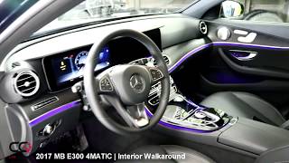 2017 MercedesBenz E300 4MATIC Review  Interior Walkaround  Part 27 [upl. by Gaivn]