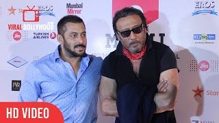 Angry Salman khan amp Jackie Shroff  Best Reply to Media  Mami Film Festival [upl. by Ydisac61]