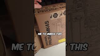 Prusa Printer Should I unbox it live prusa prusaprinter 3dprinter 3dprint unboxing [upl. by Rotberg]