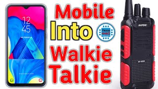 Your Mobile to Walkie Talkie  Best Useful App  Tech Malar [upl. by Ayahc]