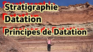 Stratigraphie 🪨 amp Principes stratigraphiques amp chronologie relative et absolue geologie [upl. by Enrobso]