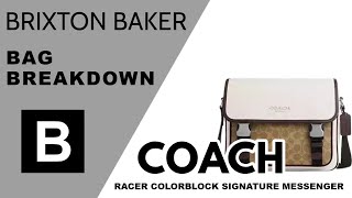 Coach Racer Colorblock Signature Messenger [upl. by Kyla]