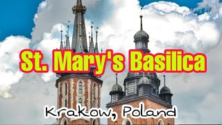 Saint Marys Basilica  Amazing Church Krakow Poland [upl. by Ivie989]