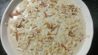 Rice kheer recipe ek baar try kare mere style mai😋 Nida ki dishes [upl. by Noach133]