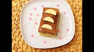 Bananenschnitten rezept 💗كيك ،كيكة الموز Apple cake [upl. by Gershom277]