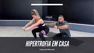 Treino de Perna 1  Hipertrofia em Casa com Bruno Reis [upl. by Gui521]