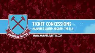 Hammers United Address the FSA  Concessions Disgrace at West Ham United [upl. by Assilla]