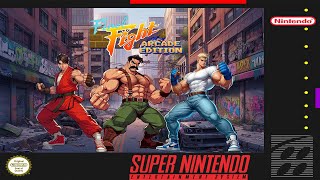 Final Fight Arcade Edition SNES Romhack [upl. by Chloras464]