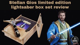 Stellan Gios limited edition lightsaber box set review [upl. by Serrell169]