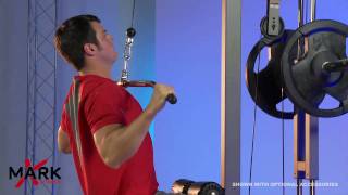 XMark Lat PullDown and Low Row Cable Machine [upl. by Akinad395]