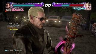 TEKKEN™7 Negan 10Hit Combo 101 Damage [upl. by Ahsirtap]