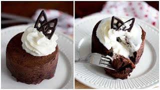 ONE CHOCOLATE CAKE  FLUFFY NO OVEN SINGLE SERVING  RECIPE [upl. by Odelinda486]