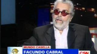 C5N MUNDO CASELLA  FACUNDO CABRAL  PARTE 2 [upl. by Thorma518]