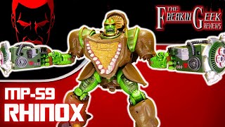 MP59 Masterpiece RHINOX EmGos Transformers Reviews N Stuff [upl. by Skrap]