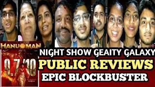 HANU💥MAN Movie Hindi Day 2 Night Show Public Review Geaity Galaxy mumbai [upl. by Clarinda353]