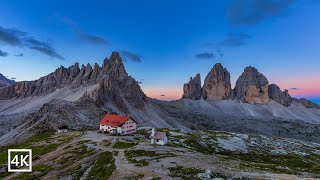 Dolomites Tre Cime di Lavaredo Italy 4K [upl. by Wolford273]