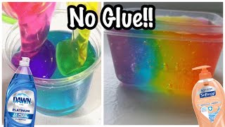 Easy And Real No Glue Slime Recipes🚰🚰 [upl. by Aristotle]