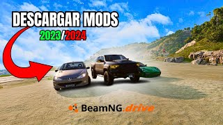 CÓMO DESCARGAR MODS en BEAMNG DRIVE ✅TUTORIAL 2024  BEAMNG DRIVE Español [upl. by Ailedroc684]