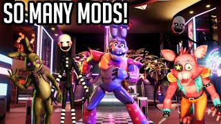 FNAF SECURITY BREACH HAS SO MANY COOL MODS [upl. by Googins]