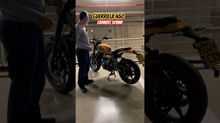 Royal Enfield Guerrilla 450 Exhaust Sound  BikeWale shorts guerrilla450 [upl. by Lutero]