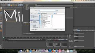 Cinema 4D tutorial  Render with an Alpha channel [upl. by Akeimat]