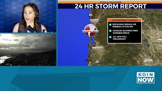 KOIN Now Rain wind thunderstorms and more hit the region this week [upl. by Ashli]