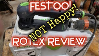 Festool RO 90 DX Rotex Sander Review for Woodturning [upl. by Ladnek]