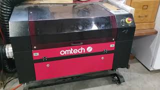 OMTech Upgraded 100W CO2 Laser Engraver Cutter 20 x 28 Laser Engraving Machine Review [upl. by Ylime]