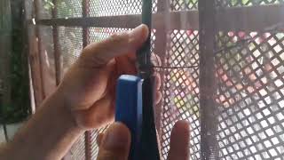 Sineklik teli nasıl tamir edilir How to repair fly screen [upl. by Ailenroc]