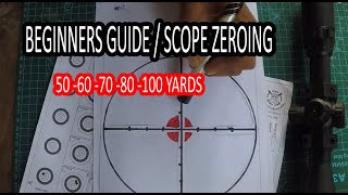 Paano magzero ng scope sa 30 to 100 yards epi2 [upl. by Oiludbo]