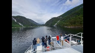 Osterfjord and Mostraumen cruise from Bergen [upl. by Linda]