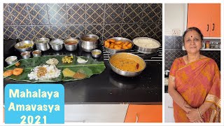 Mahalaya Amavasya 2021 Traditional Recipes South Indian [upl. by Anirb689]