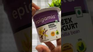 Greek Yogurt  Vanilla bean  Epigamia epigamia greekyogurt yogurt vanilla deepikapadukone yt [upl. by Newel]