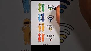 Human Sprunki Incredibox wifi drawing 🛜 shorts trend coloring [upl. by Malissa]