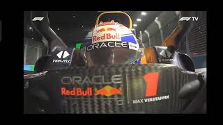 Max Verstappen Thanks Ricciardo Post Race Radio  Singapore [upl. by Melentha35]