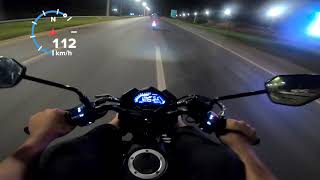 HAOJUE DR 160 VS TITAN 160S VS FAN 160  todas limitando  VELOCIDADE REAL [upl. by Penthea]