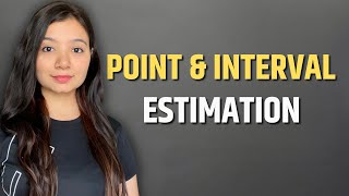 Inferential Statistics  Point Estimation  Interval Estimation  Statistics Tutorial [upl. by Carlin326]