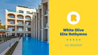 White Olive Elite Rethymno Kreta Grecja z Rainbow [upl. by Llenil]