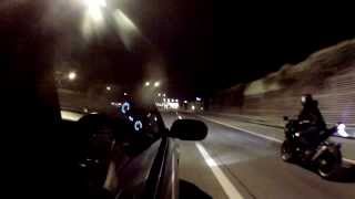 Nissan Skyline R33 GTR  NightRuns through Vienna [upl. by Aloeda]