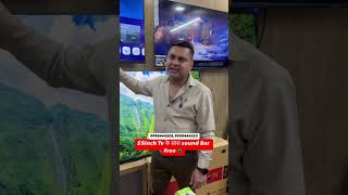 Cheapest 55inch led tv wholesale market in Delhi youtubeshorts ledtvmarketindelhi [upl. by Sahcnip]