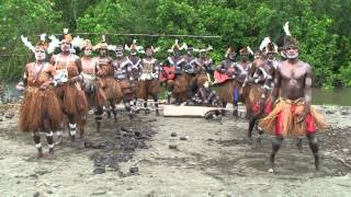 4 Group BOU TARI YO from Uwus is singing YAKA POMAN Asmat Papua Indonesia [upl. by Aisa]