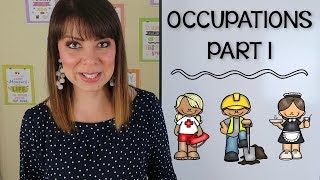 OCUPACIONES EN INGLES  PARTE 1  JOBS AND OCCUPATIONS ENGLISH VOCABULARY [upl. by Mohorva]