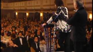 Queen accept award Rock and Roll Hall of Fame inductions 2001 [upl. by Nojid]