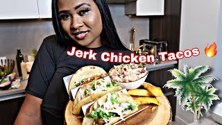 How to make Jerk Chicken Tacos Dinner at the Benders [upl. by Arriet]