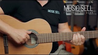 ИСПАНСКАЯ КЛАССИЧЕСКАЯ ГИТАРА ДЛЯ МУЗЫКАЛЬНОЙ ШКОЛЫ ИЗ МАССИВА CLASSICAL GUITAR AlMANSA SOLID SPAIN [upl. by Ellekim536]