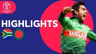 Tigers Win In Thriller  South Africa vs Bangladesh  Match Highlights  ICC Cricket World Cup 2019 [upl. by Heintz222]