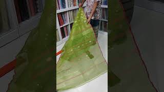 Original handloom dhakai Jamdani saree [upl. by Anirehs371]