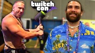 Knut meets HasanAbi at TwitchCon [upl. by Narmak256]